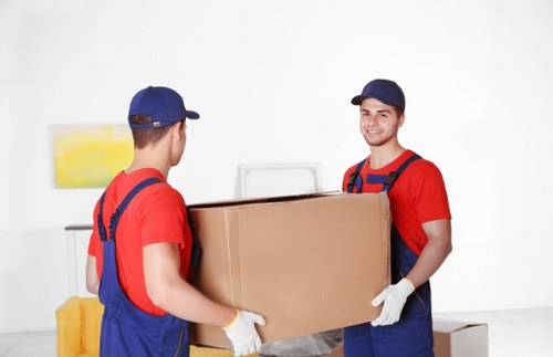Secure storage unit corridor kept tidy and hazard-free