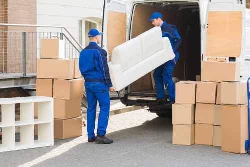 Organised packing and storage units for a Camden relocation
