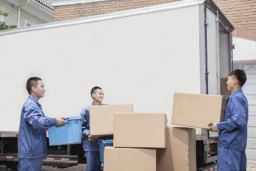Local removals team preparing a move in Camden street