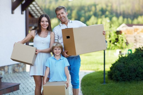 Commercial relocation logistics in Camden street setting