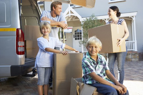 Small house move with protective wrapping and van access in Camden